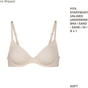Skims Fits Everybody Unlined Underwire Bra